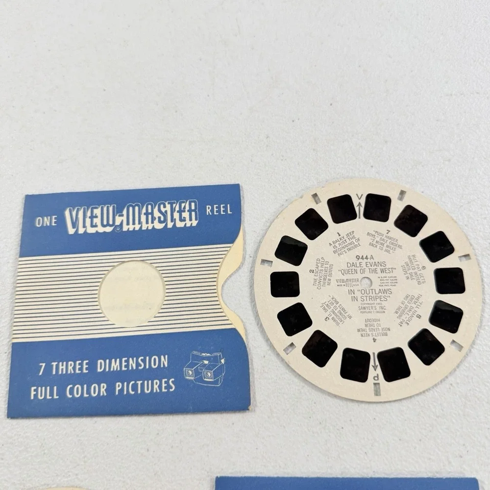 Dale Evans‎ Queen of the West VINTAGE 1955 Sawyer's View-master Reel Set